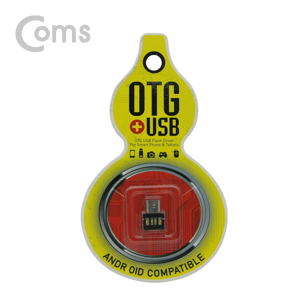 Coms 스마트폰 OTG 젠더 - Micro 5P (M) / USB A (F) Short
