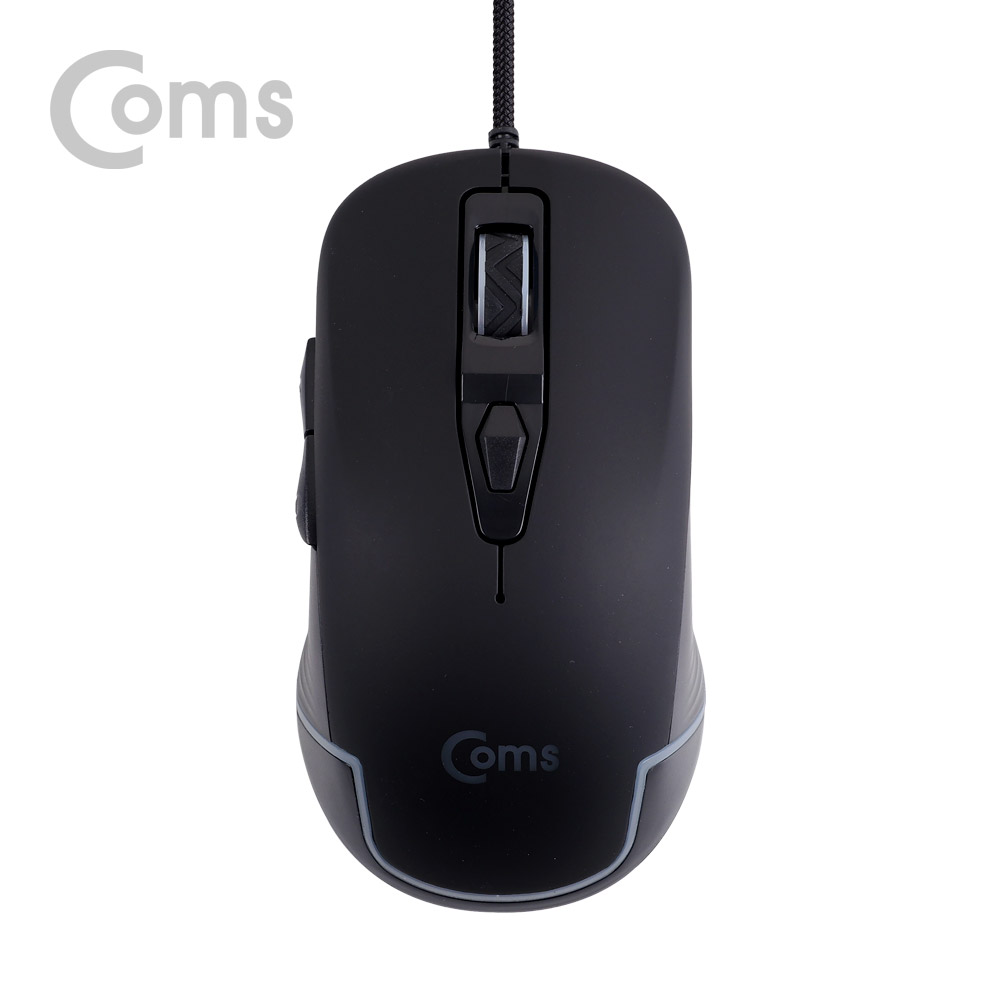 Coms 게이밍(사무용) 마우스 / 4 Color LED 변환 / 5버튼 / 4단 DPI (최대 3200)