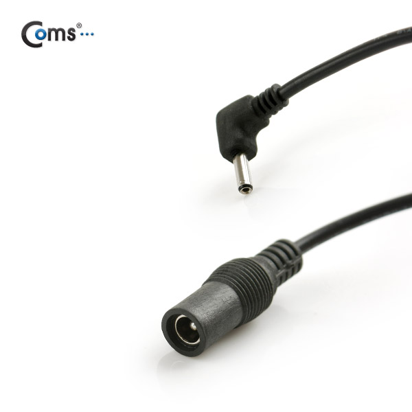 Coms DC 전원 변환 젠더, 5.5(2.1) F / 3.5(1.3) M, 꺾임형(꺽임)