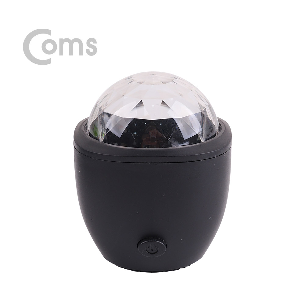 Coms 휴대용 LED 미러볼 / 파티조명 / 노래방 조명 / USB타입 / 싸이키 조명 / 1.2M 케이블(일체형)