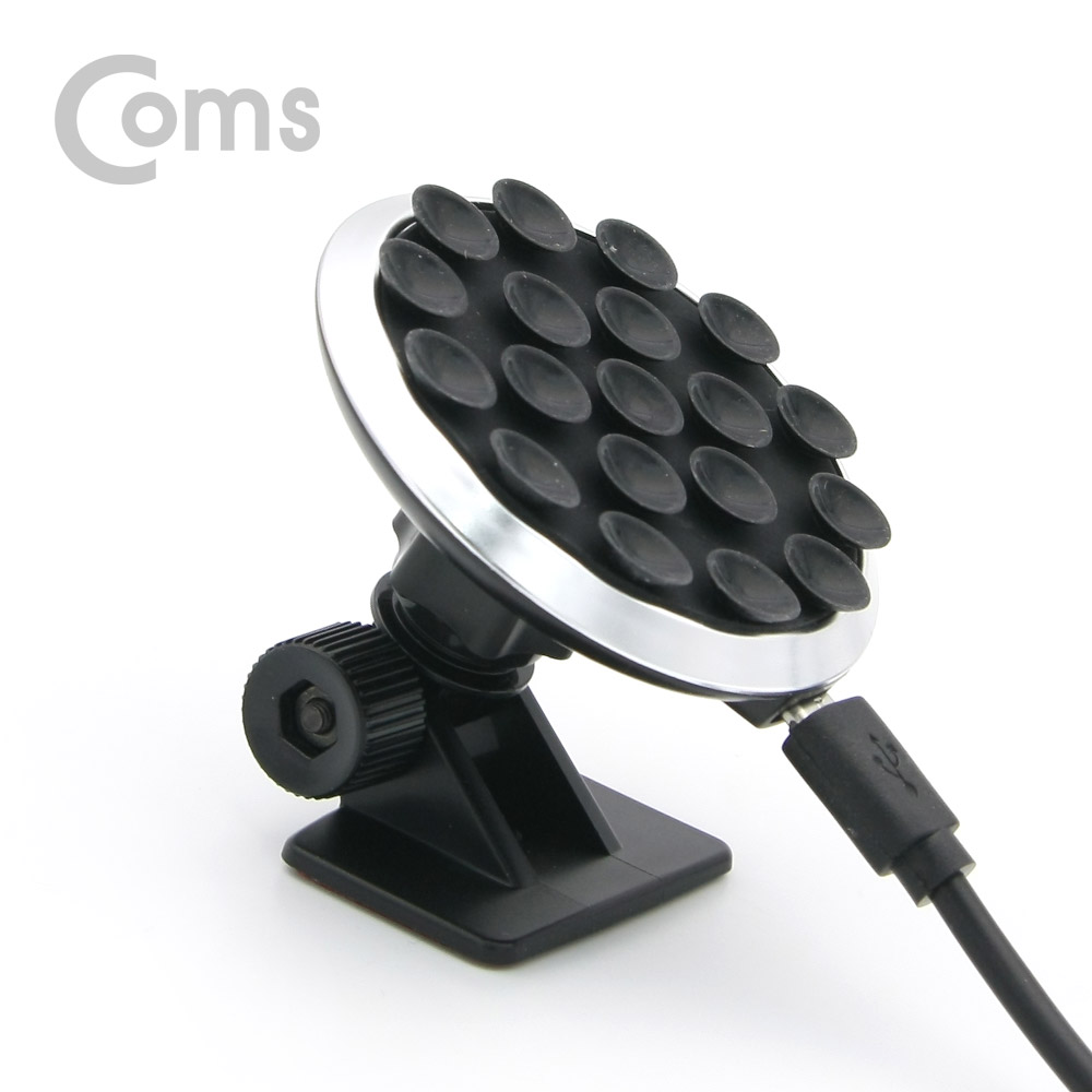 Coms 차량용 스마트폰 무선 충전기 / 충전패드 / 흡착식 / 5V - 2A / Qi 규격