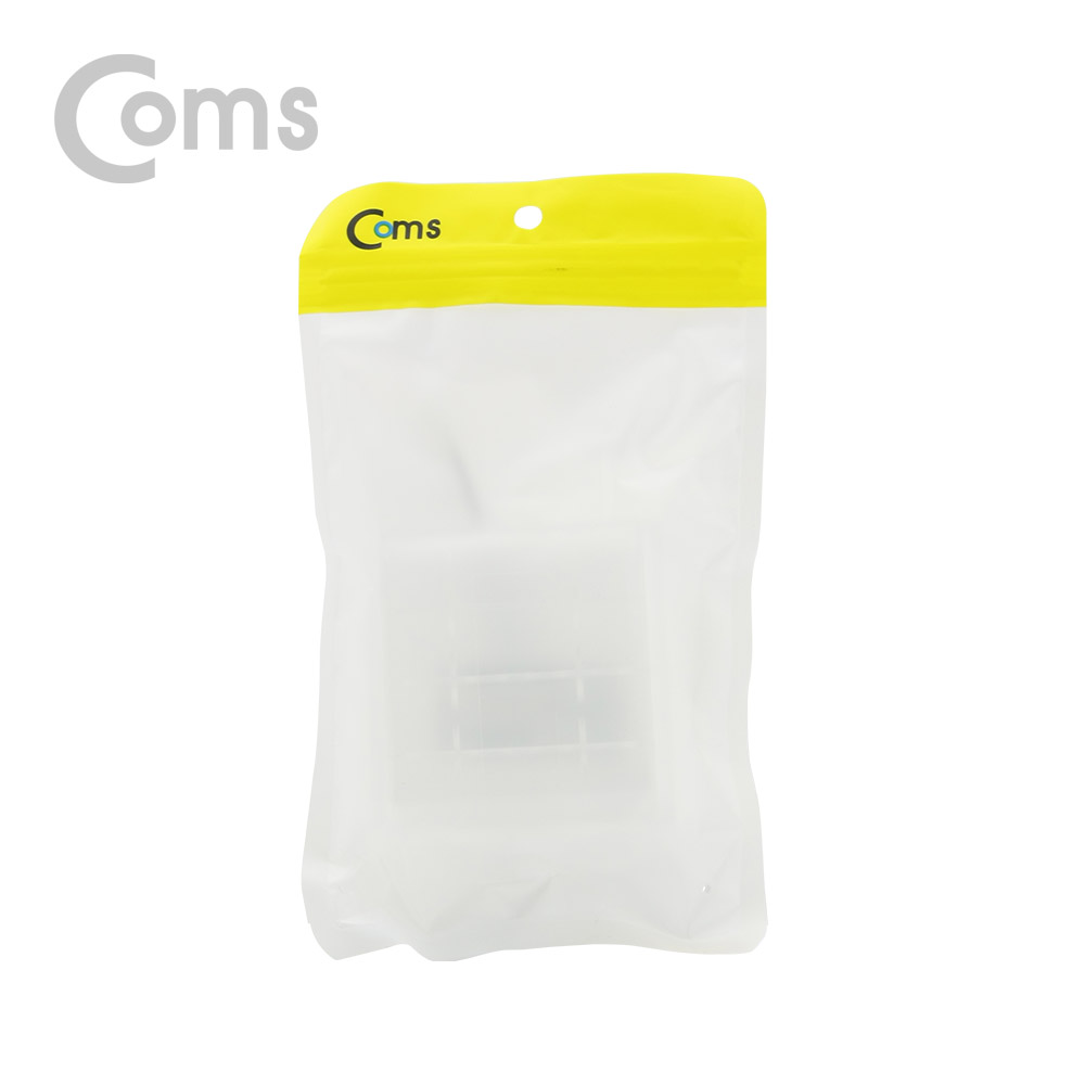 Coms 건전지 케이스 투명 / AA 4개 보관용