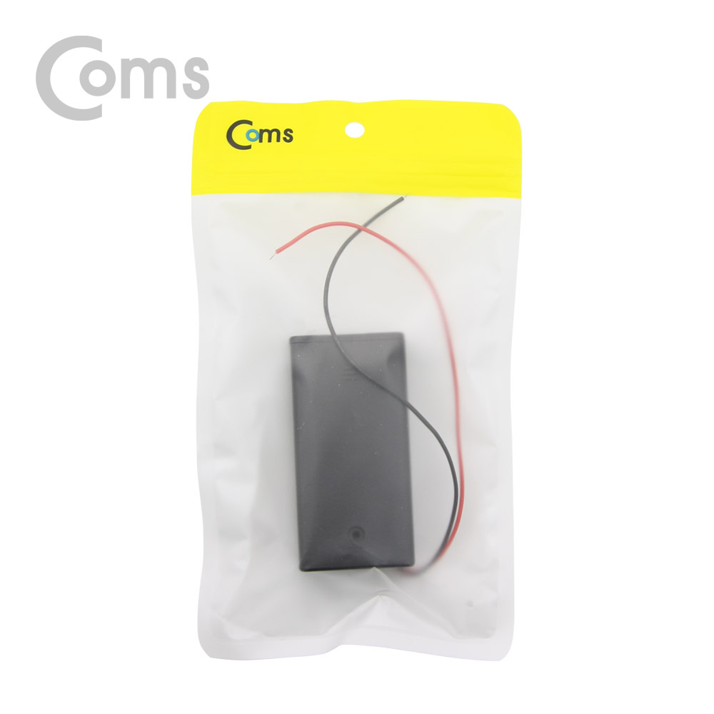 Coms 건전지 홀더 케이스, AA X 2ea (2선 전원) On/Off 스위치 내장