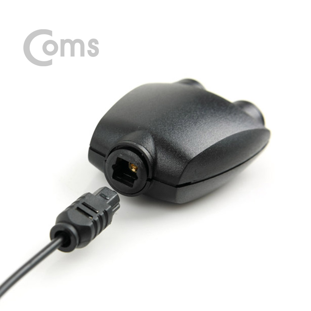 Coms 오디오광 Optical 분배기 1:2 젠더형 Toslink(F)-Toslink(F) x 2 /토스링크 / Optical