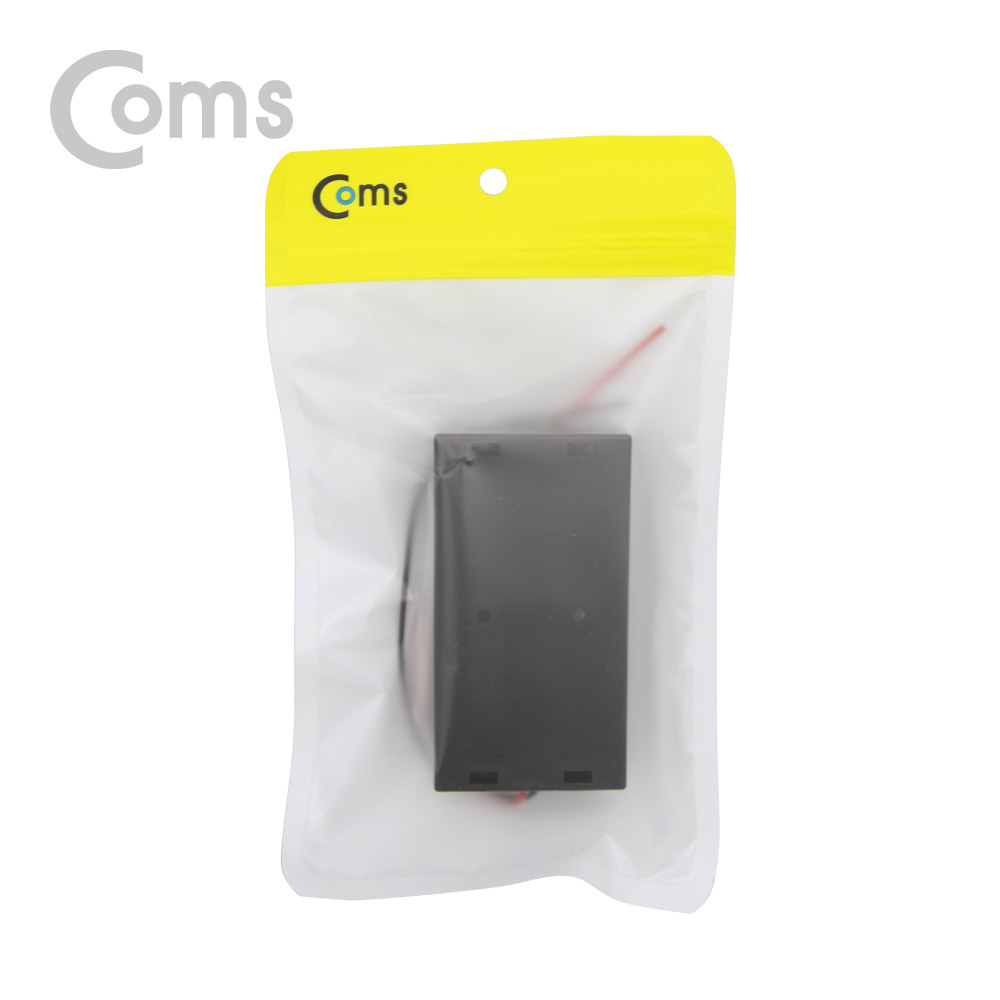 Coms 배터리 홀더(18650) 2구/2선 전원 15cm