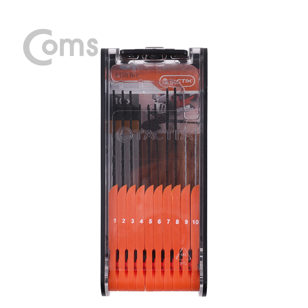 Coms TACTIX 직소날 세트 / 10pcs - 목재/철재용