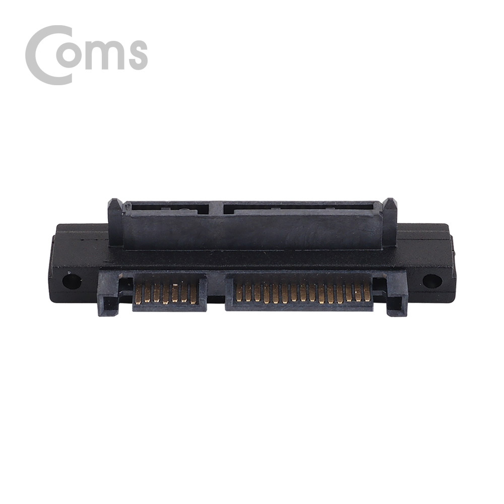 Coms SATA 전원 젠더, SATA 데이터/전원 콤보 연장/하향 꺾임(꺽임)