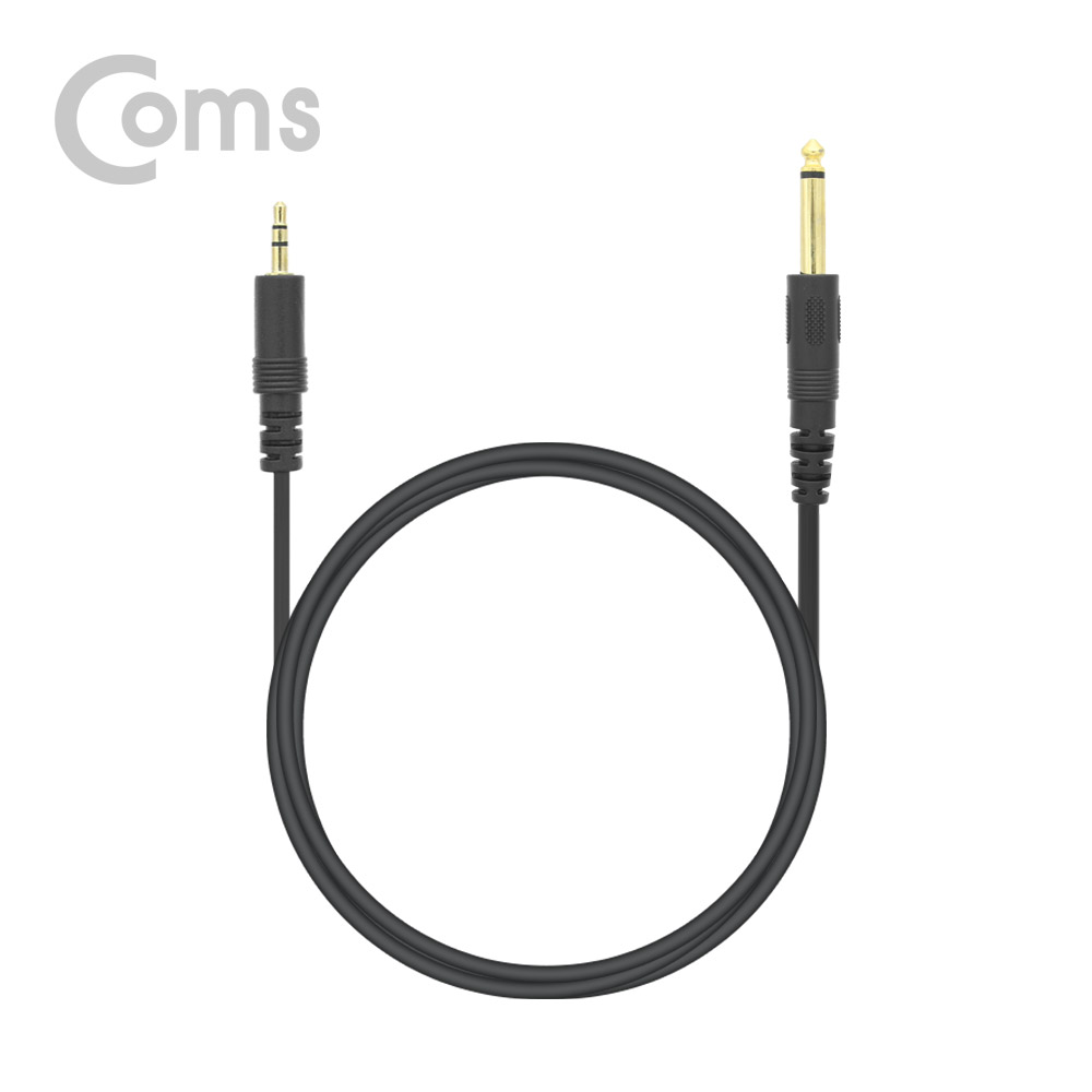 Coms 모노 케이블 (Mono 6.5 M / Stereo 3.5M) 1.5M