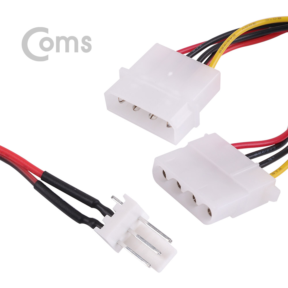 Coms 쿨러 케이블 (쿨러전원 3Pin / IDE 4P,M/F) 30cm