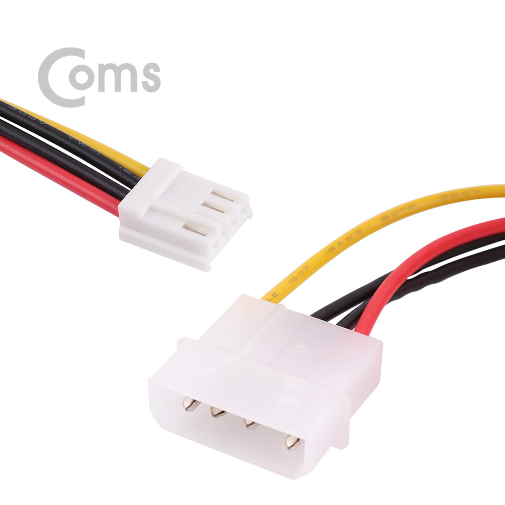Coms 전원(12V) 젠더, (IDE 4P to FDD) 30cm