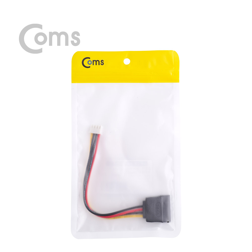 Coms  SATA 전원 케이블(Mini 4P 변환) 15cm / SATA(M) / Mini 4P