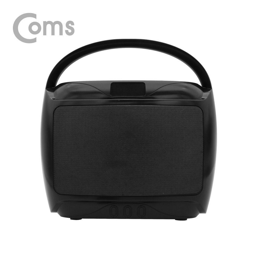 Coms 블루투스 앰프 스피커 & 무선 마이크 (최대출력 20W/USB/MicroSD/AUX BGM지원)/ evn1