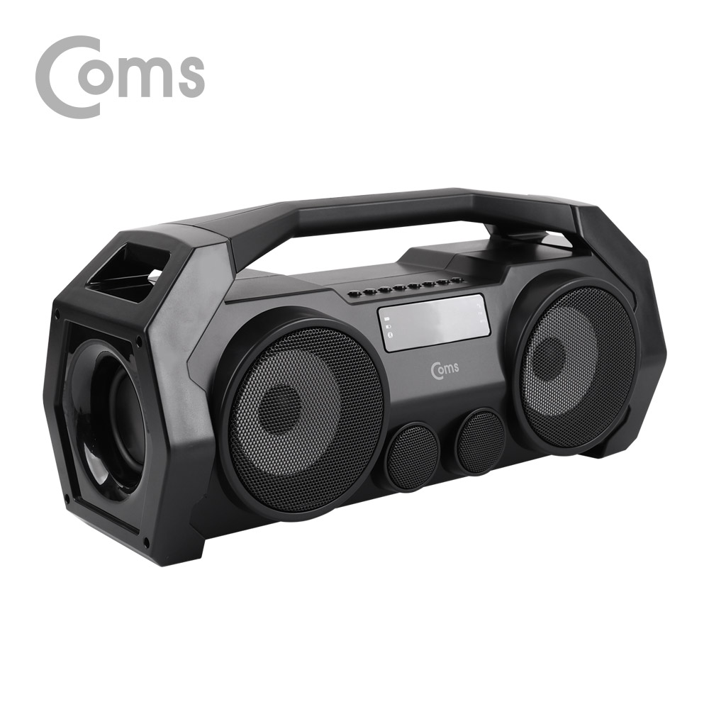 Coms 블루투스 스테레오 스피커 v4.2 (최대출력 20W/USB/MicroSD/FM라디오/AUX 지원)/ evn1