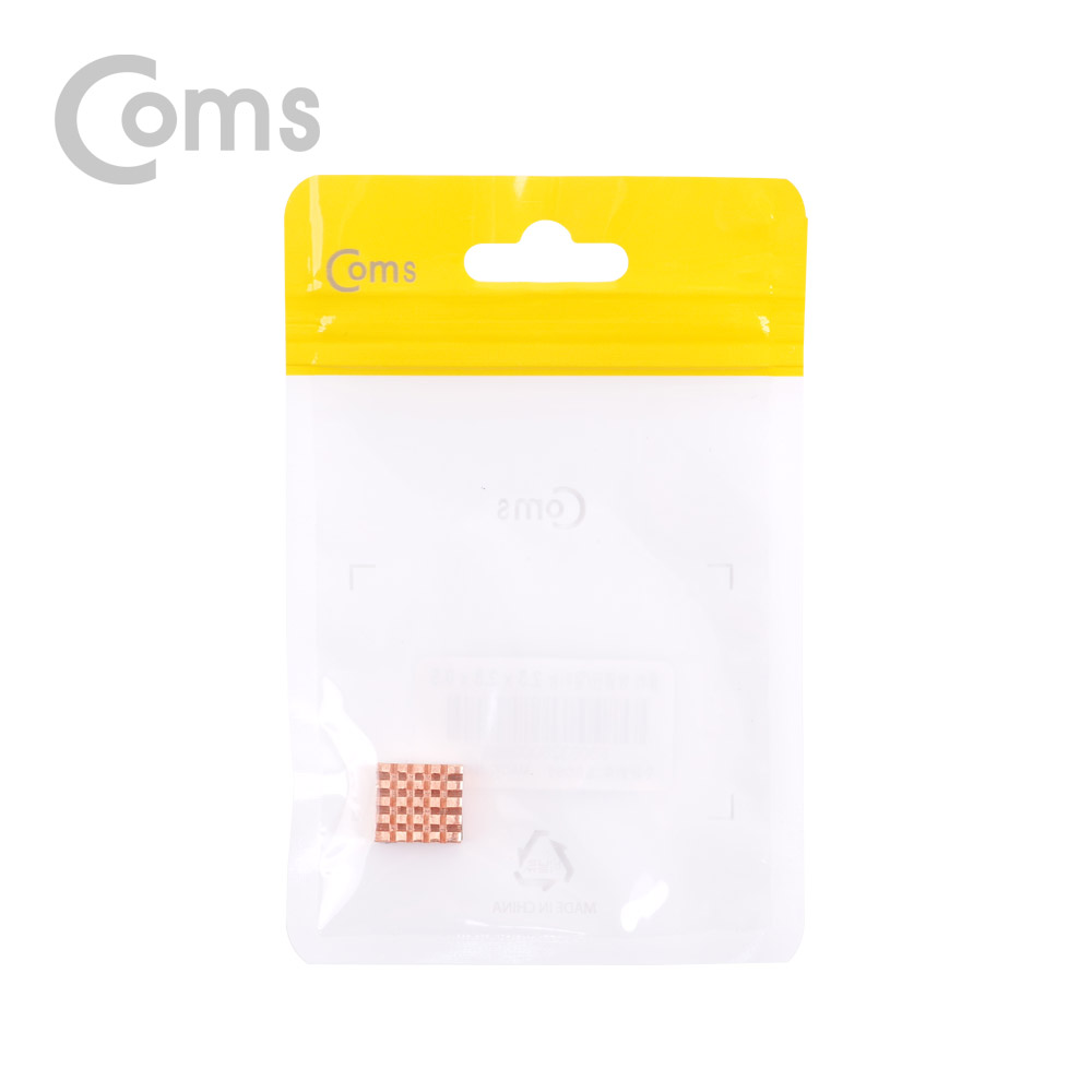 Coms 쿨러 방열판 / 구리 13mm x 12mm x 5mm, Gold