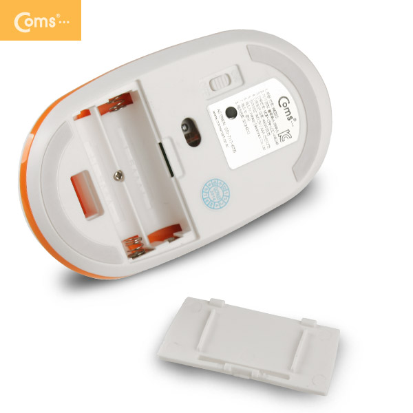 Coms 블루투스 마우스 BM-698 (1000/1200/1600 DPI 선택가능),화이트