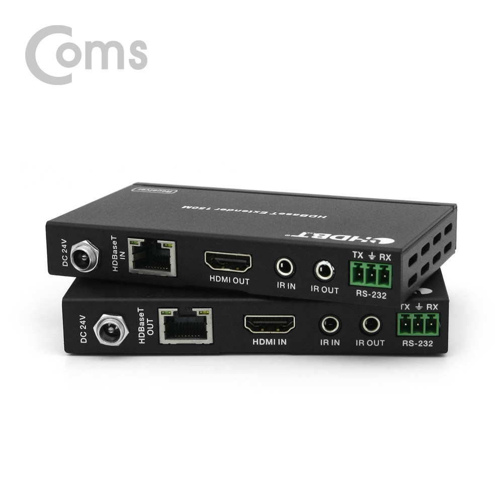 Coms HDMI 리피터(RJ45) 송수신기 세트 (전송거리 150M / Full HD 지원)