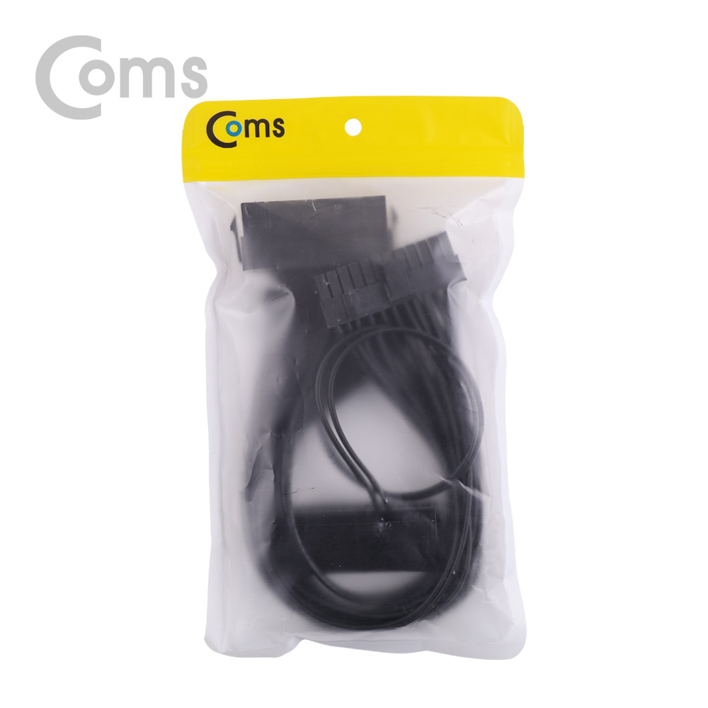 Coms 전원(ATX) 트리플 PSU 케이블 / 20P+4P(Male)/24P(Female x 3) 30cm