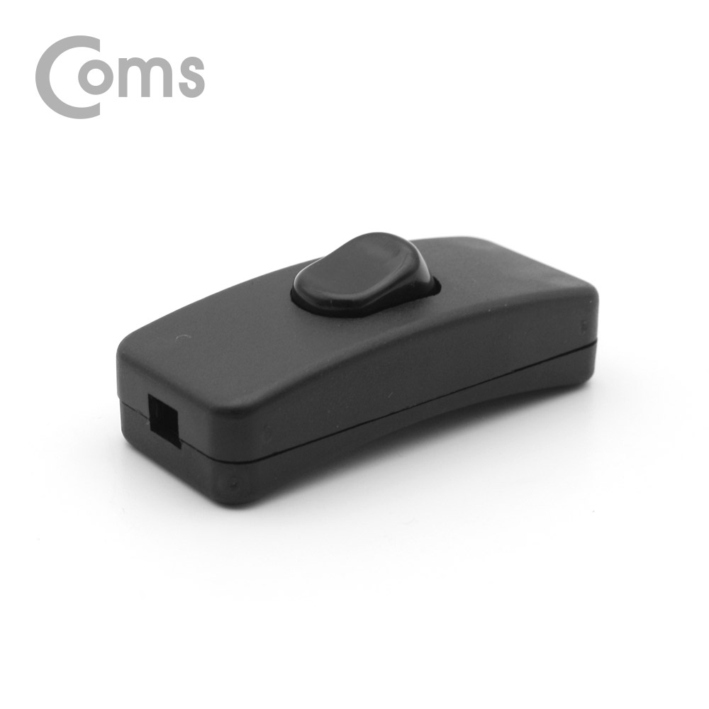 Coms DC 전원 스위치(On/Off) DC 50V 이하, Black