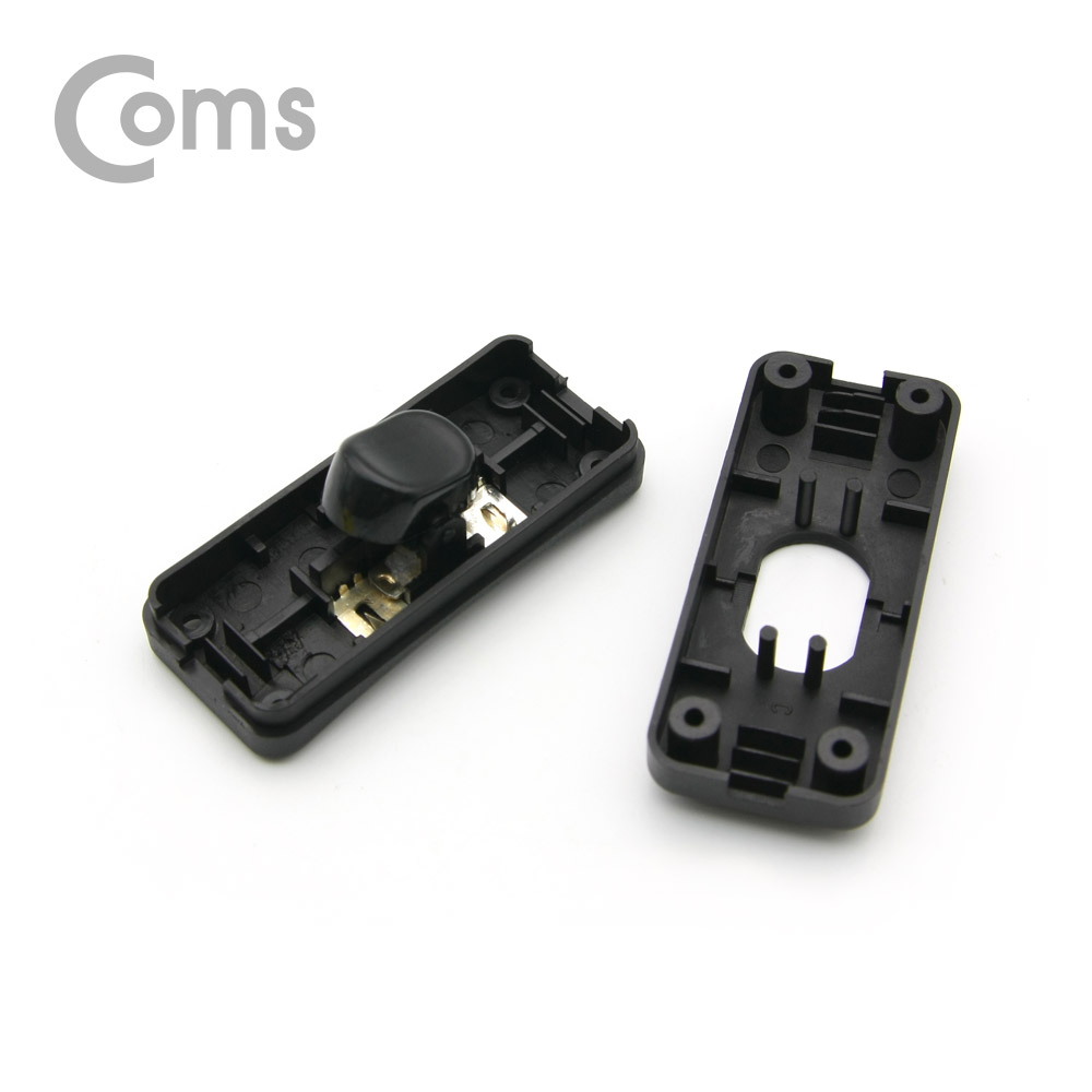 Coms DC 전원 스위치(On/Off) DC 50V 이하, Black