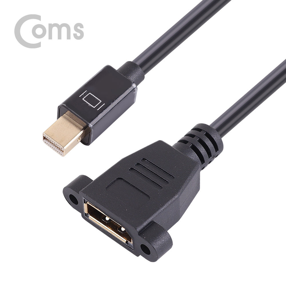 Coms  디스플레이 포트(Mini) 젠더 30cm / Mini DP(M) to DP(F) 포트형