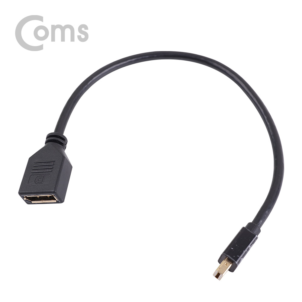 Coms 디스플레이 포트(Mini) 젠더 30cm/ Mini DP(M) to DP(F)/DisplayPort
