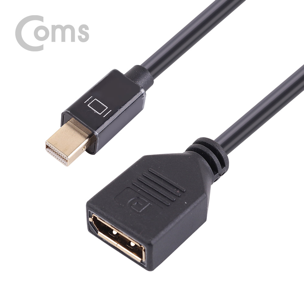 Coms 디스플레이 포트(Mini) 젠더 30cm/ Mini DP(M) to DP(F)/DisplayPort