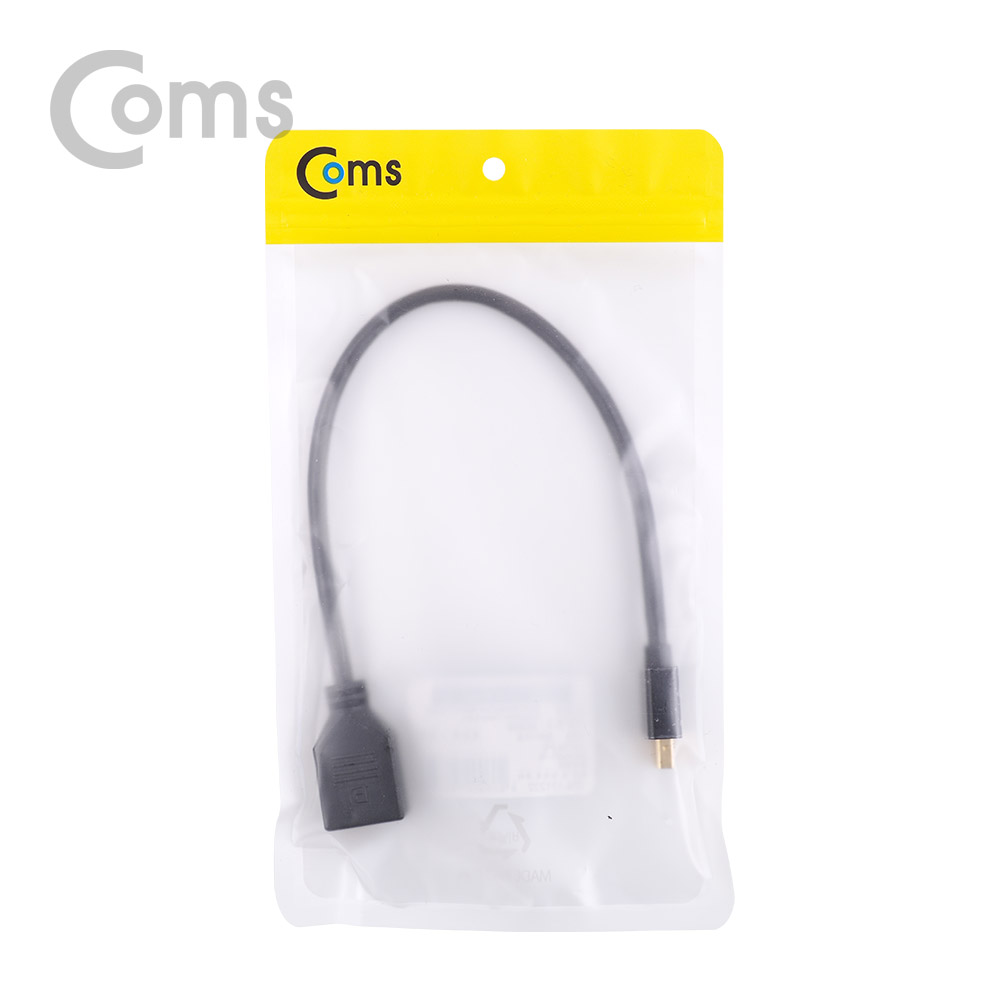 Coms 디스플레이 포트(Mini) 젠더 30cm/ Mini DP(M) to DP(F)/DisplayPort