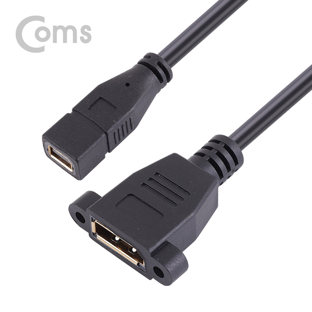 Coms 디스플레이 포트(Mini) 젠더 30cm/ Mini DP(F) to DP(F) 포트형/DisplayPort