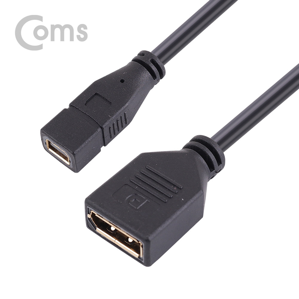 Coms 디스플레이 포트(Mini) 젠더, DisplayPort 변환 30cm/ Mini DP(F) to DP(F)