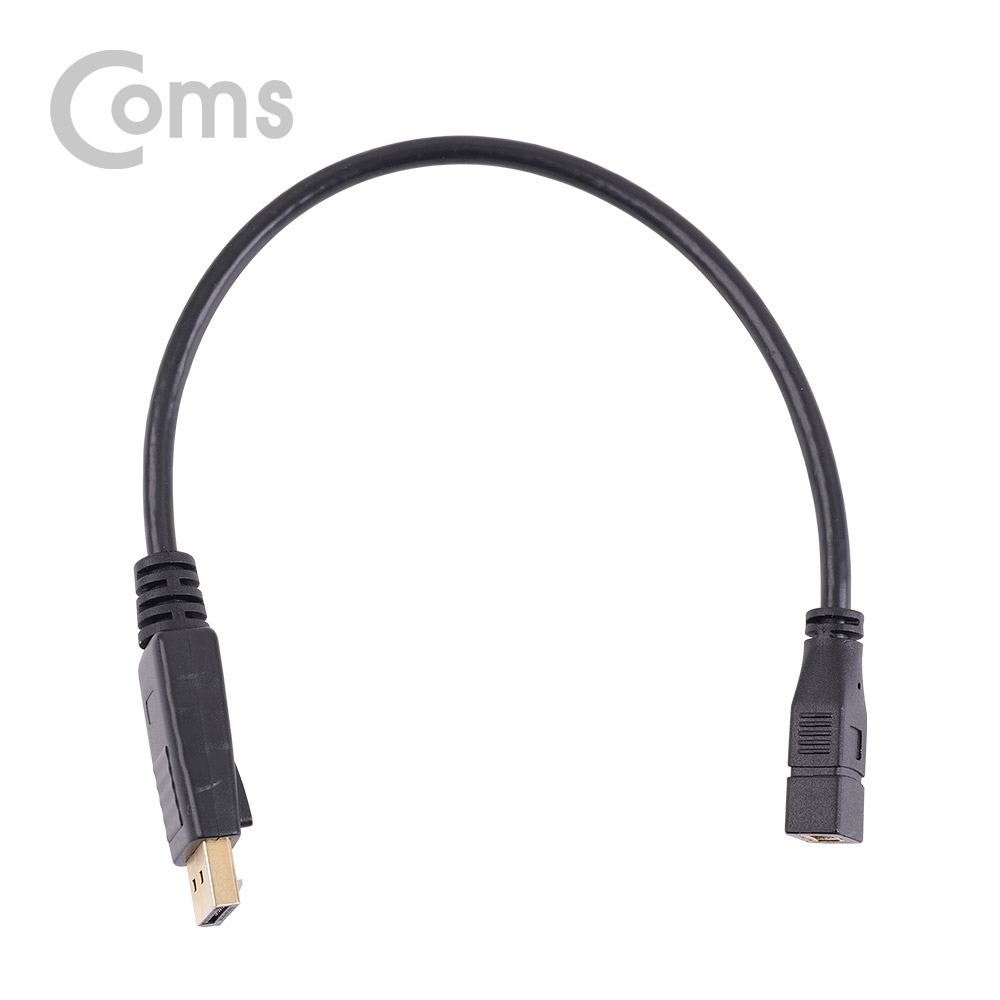 Coms 디스플레이 포트(Mini) 젠더, DisplayPort 변환 30cm/ Mini DP(F) to DP(M)