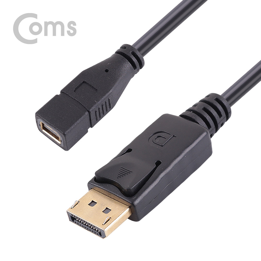 Coms 디스플레이 포트(Mini) 젠더, DisplayPort 변환 30cm/ Mini DP(F) to DP(M)
