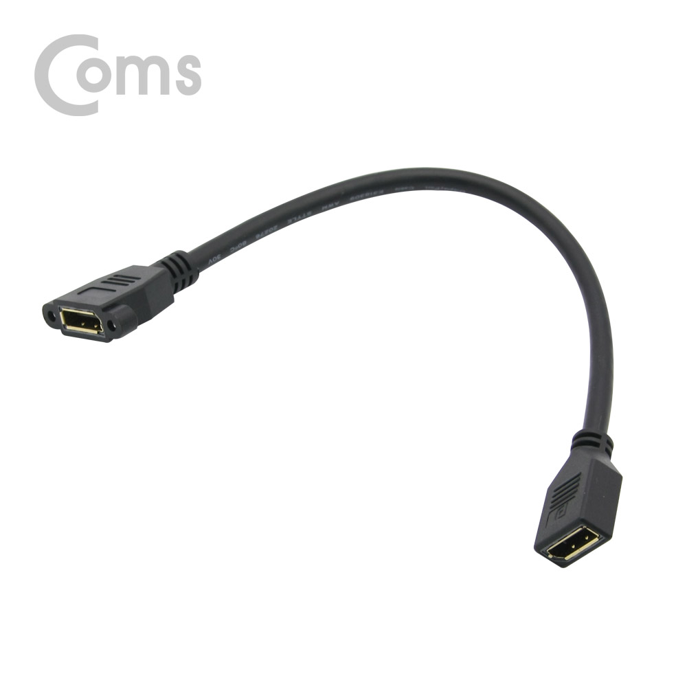 Coms 디스플레이 포트 젠더 DP(F)/DP(F) 30cm / 한쪽 포트형/DisplayPort