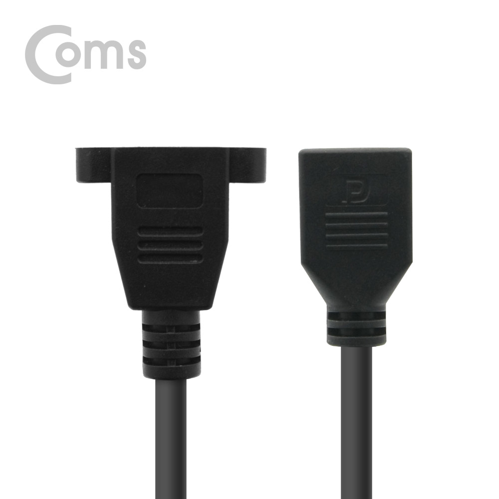 Coms 디스플레이 포트 젠더 DP(F)/DP(F) 30cm / 한쪽 포트형/DisplayPort