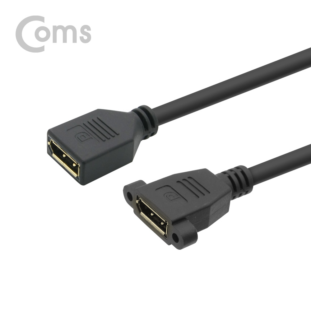 Coms 디스플레이 포트 젠더 DP(F)/DP(F) 30cm / 한쪽 포트형/DisplayPort