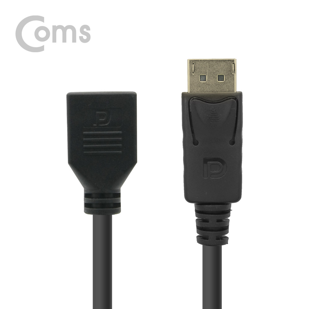 Coms 디스플레이 포트 젠더 연장 DP(M)/DP(F) 30cm/DisplayPort