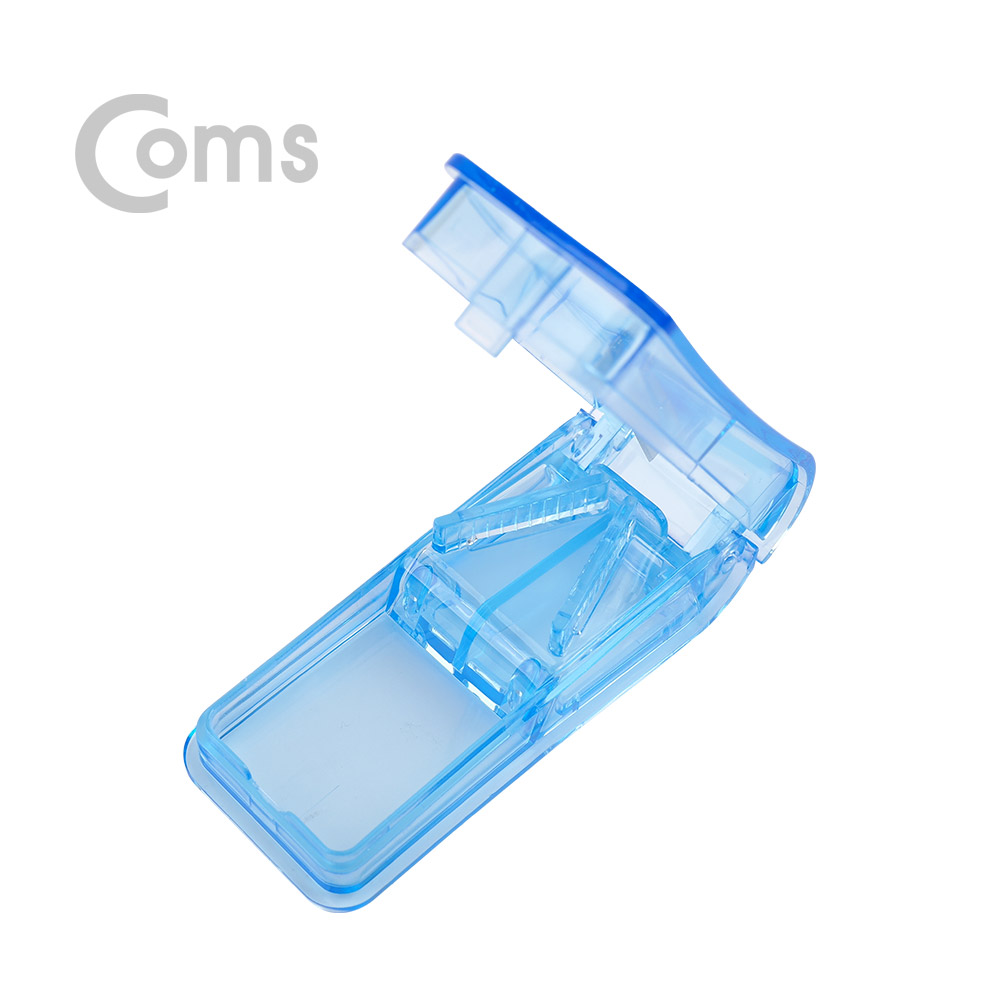 Coms 알약 커팅 보관함/ 투명/ 알약 절단기