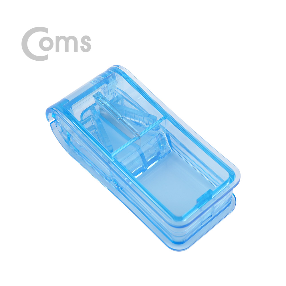 Coms 알약 커팅 보관함/ 투명/ 알약 절단기