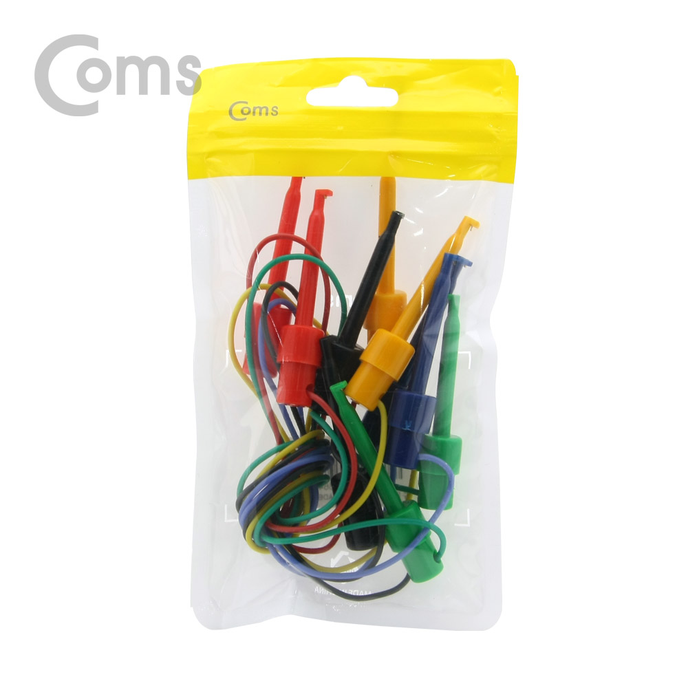 Coms IC 후크/훅 클립 리드케이블 - 테스트용 / 5 Color / 중형