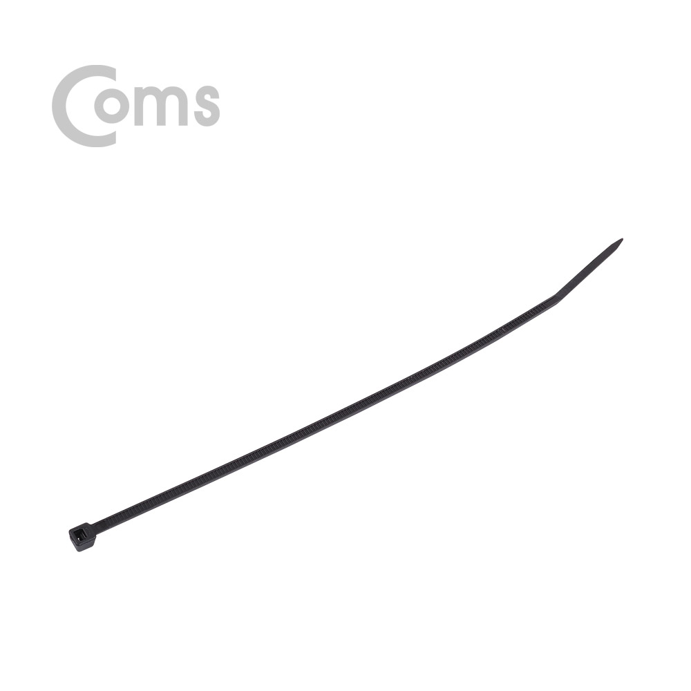 Coms 케이블 타이(100pcs), CHS-3 x 150 / 검정 - 길이 150mm, 너비 3mm