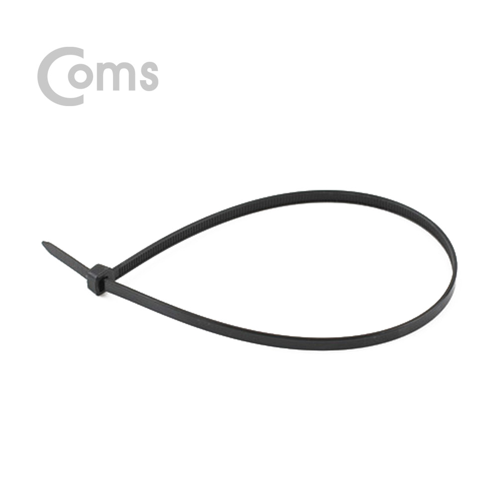 Coms 케이블 타이(100pcs), CHS-3 x 150 / 검정 - 길이 150mm, 너비 3mm