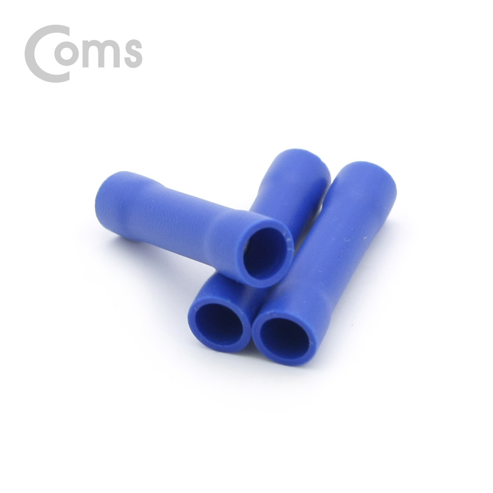 Coms 부트 커넥터(BV2/와이어/터미널) 절연형, 청색, 외경 6mm, 50pcs
