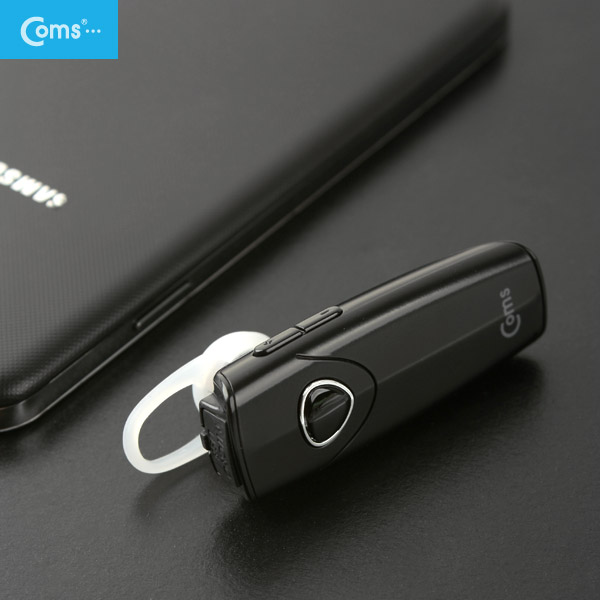 Coms 블루투스 이어셋, 모노/음악청취(모노이어폰 제공), Black