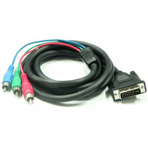 Coms DVI/콤포넌트 케이블 (DVI24+5 - RCA*3)