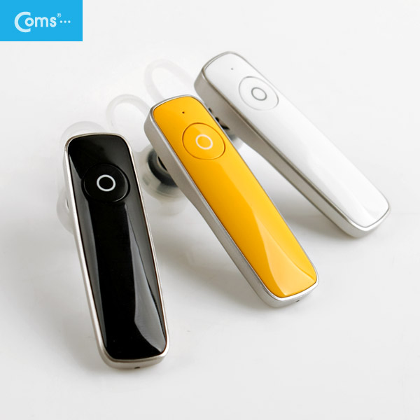 Coms 블루투스 이어셋, 모노/통화전용 Black