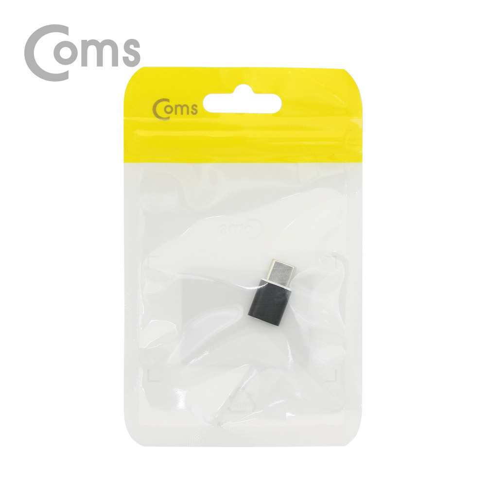 Coms USB 3.1 젠더(Type C) / Micro 5P(F) to Type C(M) / Short / Black
