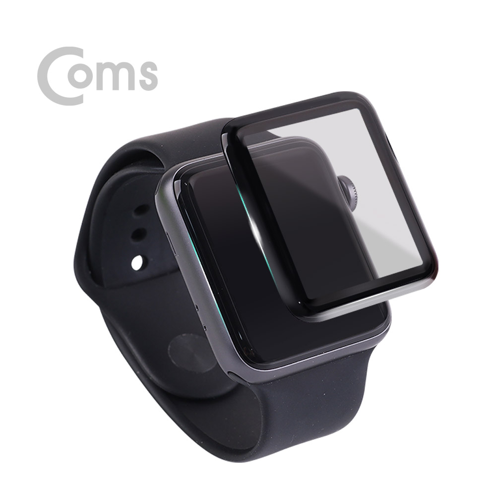 Coms 스마트 워치 보호필름, 38mm / 9H / 풀커버 / 강화유리/ Smart Watch