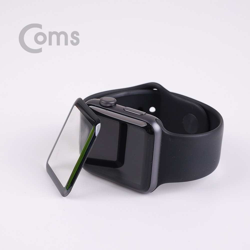 Coms 스마트 워치 보호필름, 38mm / 9H / 풀커버 / 강화유리/ Smart Watch
