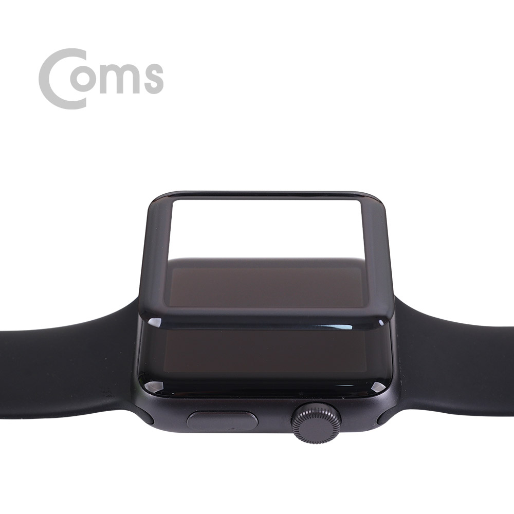 Coms 스마트 워치 보호필름, 42mm / 9H / 풀커버 / 강화유리/ Smart Watch