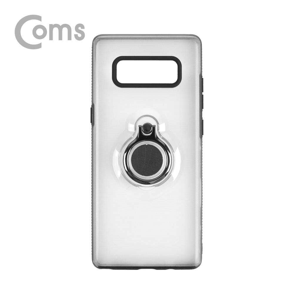 Coms 갤노트 8 스마트폰 핑거링 투명케이스