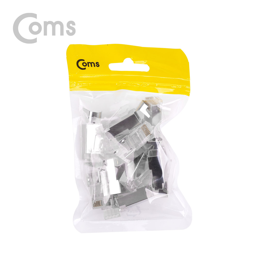 Coms 플러그(RJ45) (8P8C) #7(CAT7)/STP, 10EA